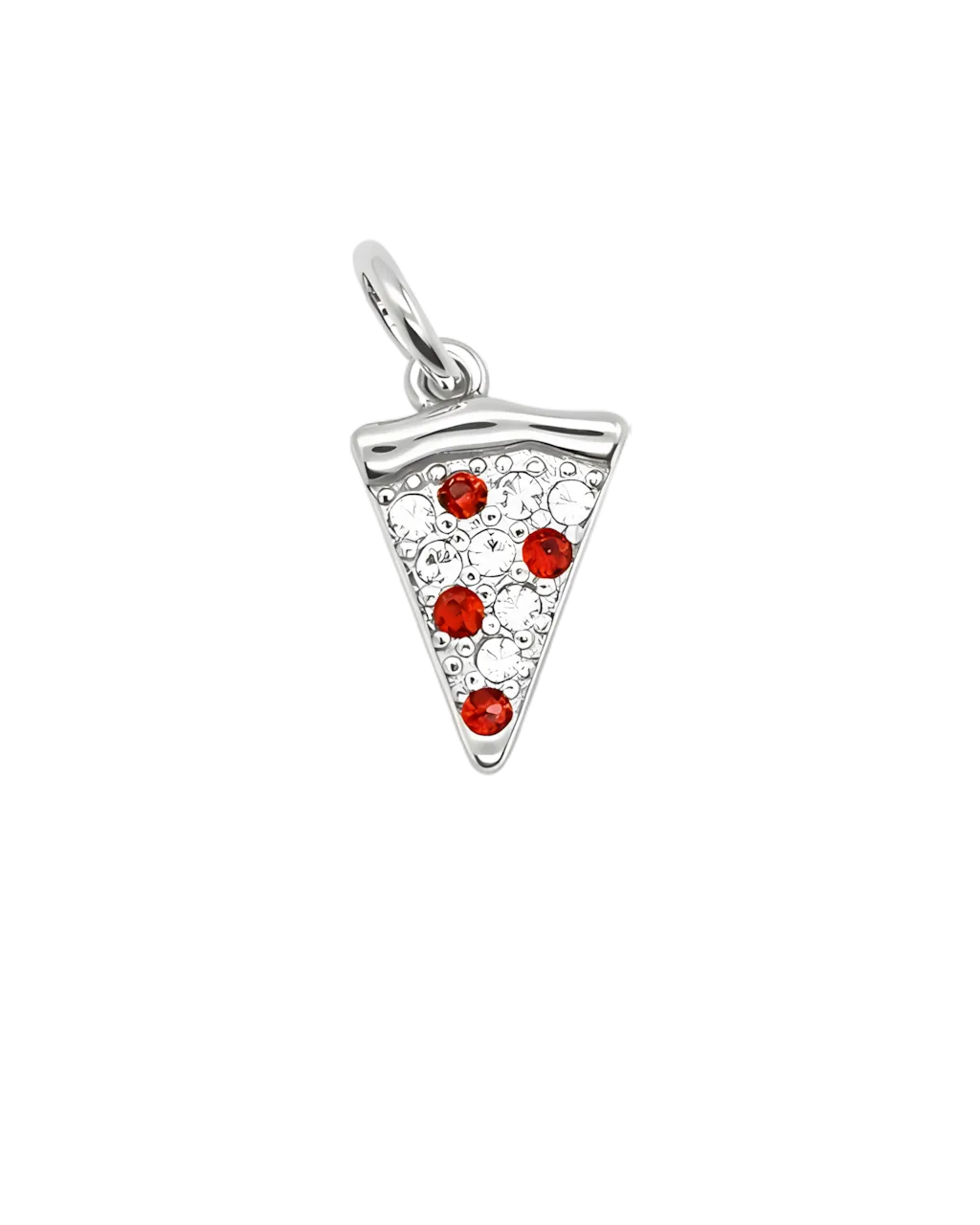 Přívěsek pizza se zirkony na náramek i řetízek
