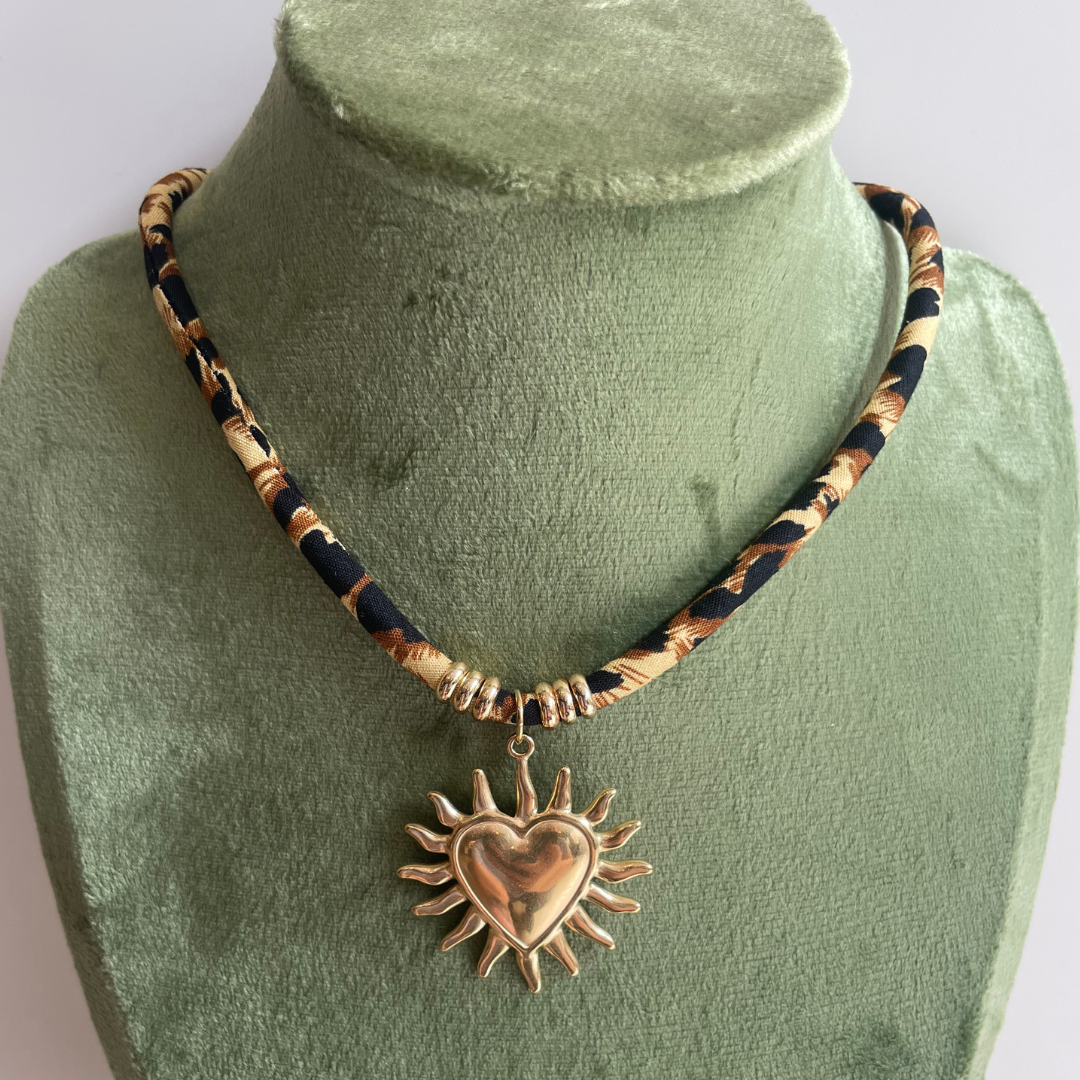 Náhrdelník Ohnivé srdce