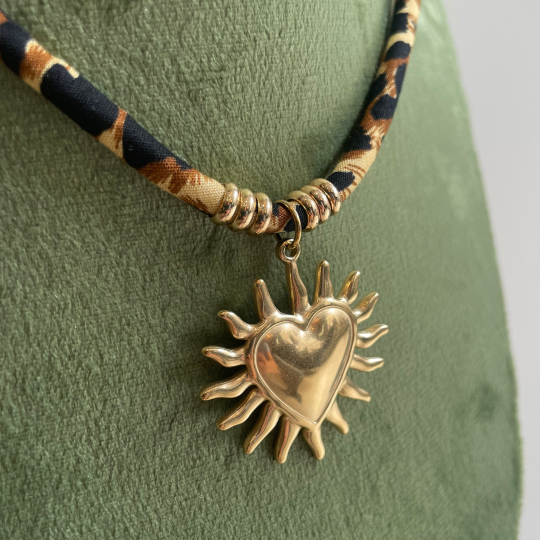 Náhrdelník Ohnivé srdce