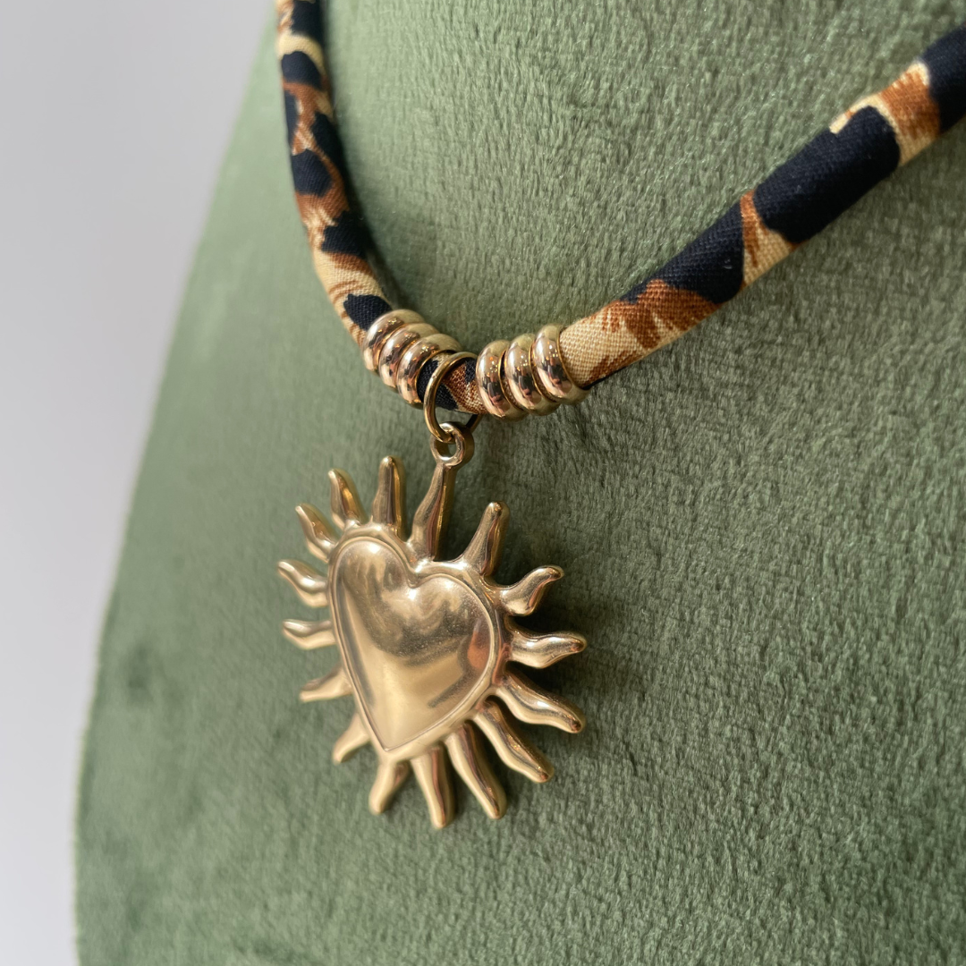 Náhrdelník Ohnivé srdce