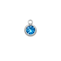 Přívěsek Birthstone Váhy na náramek i řetízek - Stříbrná