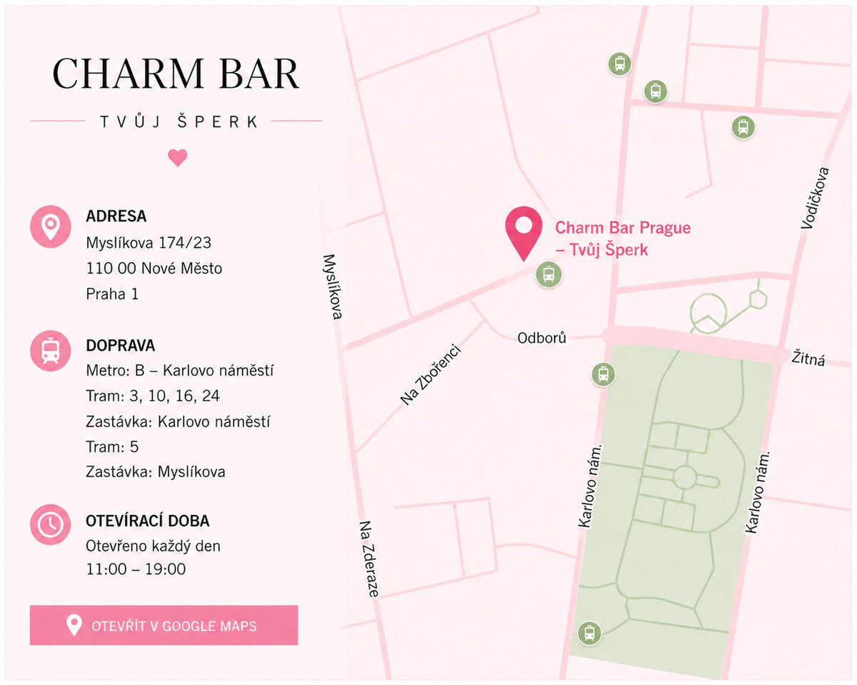 Charm Bar Atelier Prague Map