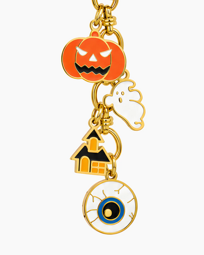 Halloweenská klíčenka Strašidelná stezka