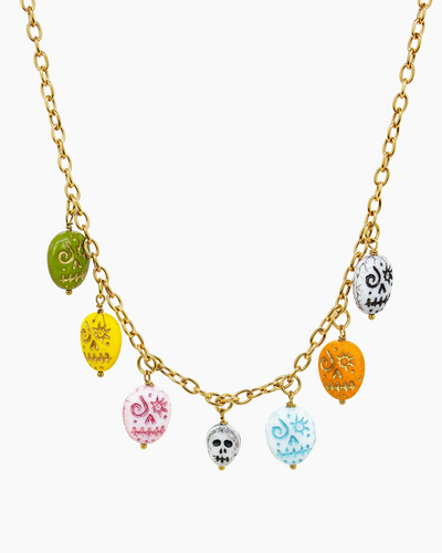 Halloweenský náhrdelník Barevné strašení